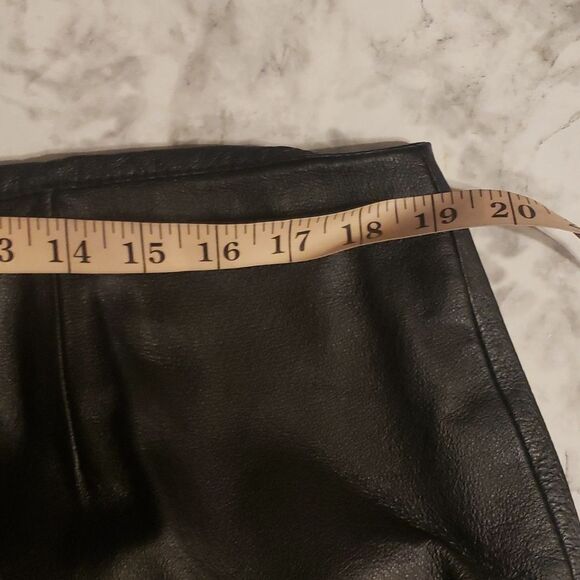 Vintage Leather Skirt by Tower Hill Collection - Picture 13 of 15
